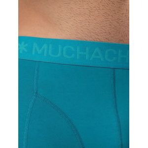 Boxershort Muchachomalo Men Short Solid  Blue/Blue/Black 2 (3-Pack)-S