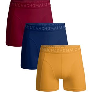 Boxershort Muchachomalo Men Short Solid Red Blue Yellow 