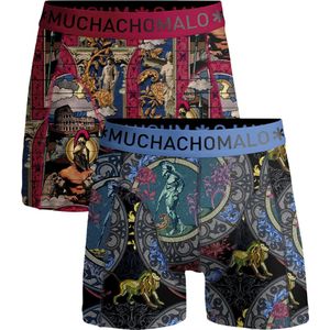 Muchachomalo - Boxershort - Blauw Rood - Rome - Katoen - 3 Pack