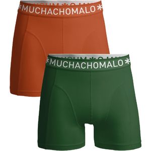 Muchachomalo - Heren Boxershorts - 2 Pack - Zwart - 95% Katoen