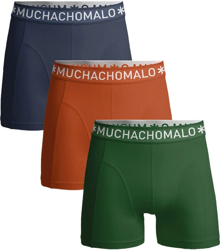 Muchachomalo Boxershort Solid (set van 3)