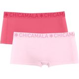 Meisjes 2-pack Boxershorts Effen