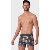 Muchachomalo - Chessplay - Boxershorts - Print Print Green - Katoen/Elastaan - 3-Pack