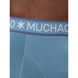 Boxershort Muchachomalo Men Solid Blue Green Blue ( 3-Pack )-S
