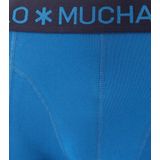 Muchachomalo - Solid Print - Boxershorts - Print Blue - 3-Pack - Katoen