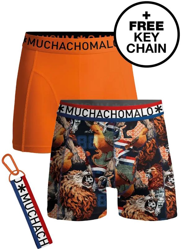 Muchachomalo Heren Boxershorts - 2 Pack - Maat S - 95% Katoen - Mannen Onderbroek
