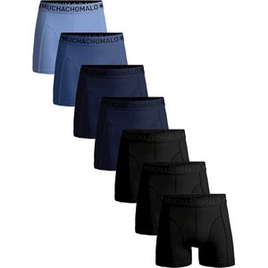 Muchachomalo – Boxershort Heren – Normale Lengte – Onderbroeken Heren – Boxershort – Ondergoed – 95% Katoen – 7 Pack – Maat S