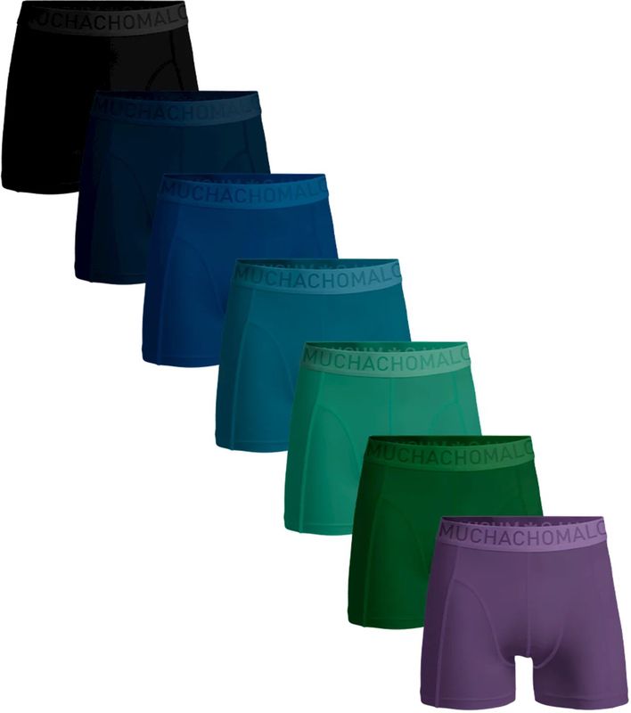 Muchachomalo Heren Boxershorts – 7 Pack – Maat XL – 95% Katoen – Mannen Onderbroeken