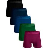 Muchachomalo Heren Boxershorts – 5 Pack – Maat L – 95% Katoen – Mannen Onderbroeken