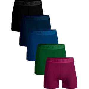 Muchachomalo Boxershorts 5-Pack - Zwart, Groen, Blauw, Rood