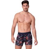 Muchachomalo - Elements - Boxershorts - Print Blue - 3-Pack - Katoen