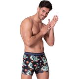 Muchachomalo - Elements - Boxershorts - Print Blue - 3-Pack - Katoen