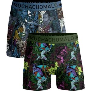 Muchachomalo - Boxershorts - 2 Pack - Zwart - Katoen