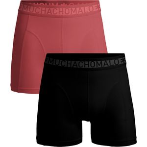 Muchachomalo Heren Boxershorts - 2 Pack - Zwart - 95% Katoen