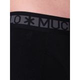 Muchachomalo - Solid - Boxershorts - Zwart Rood Grijs - 3-Pack