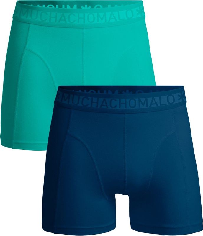 Muchachomalo - Boxershorts - 2 Pack - Blauw - 95% Katoen