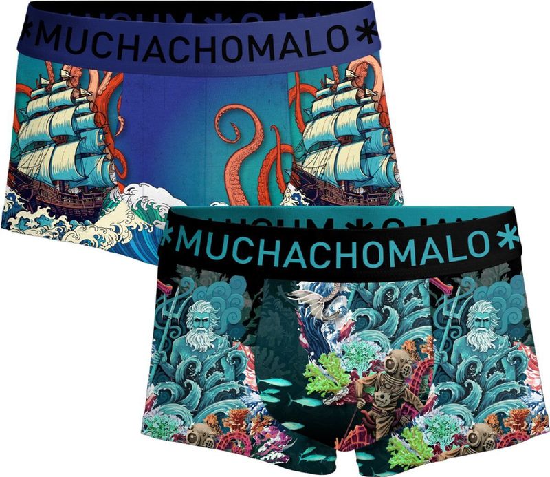 Muchachomalo - Elements - Boxershorts - Print Print - 2-Pack