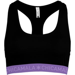 Chicamala - Racerback - BH zonder beugel - Racerback top - Dames ondergoed - Lingerie - 95% katoen - BH dames - Dameskleding - Maat M