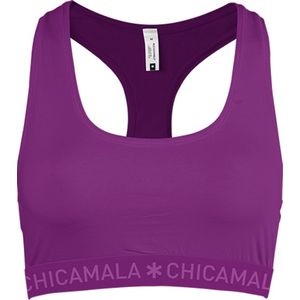 Chicamala - Racerback - Meisjes Ondergoed - Zwart - Katoen - 1 Pack