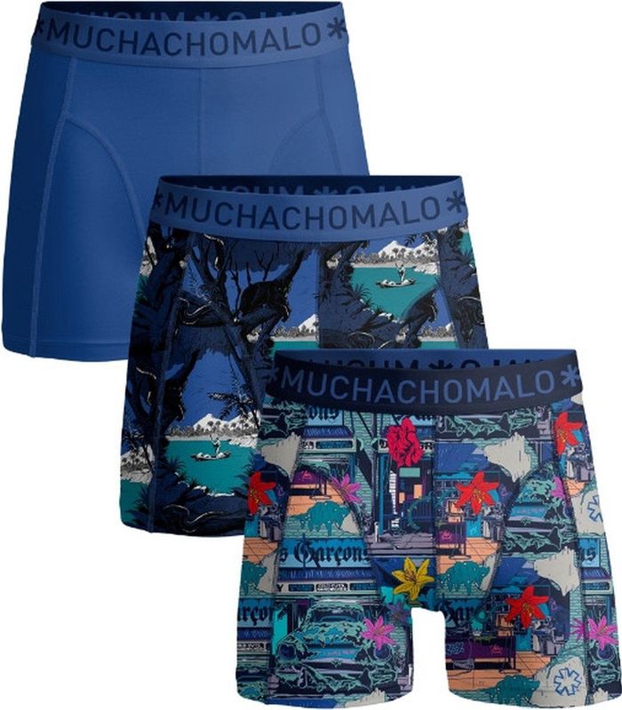 Muchachomalo - Boxershorts - 3 Pack - Katoen - Zachte Waistband