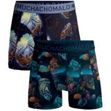 Muchachomalo - Deep Sea Mountaintops - Boxershort - Print/Print - 2-Pack