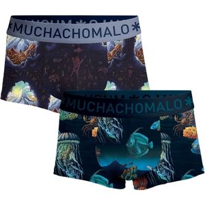 Muchachomalo Heren Trunks - 2 Pack - Maat S - 95% Katoen - Mannen Onderbroek