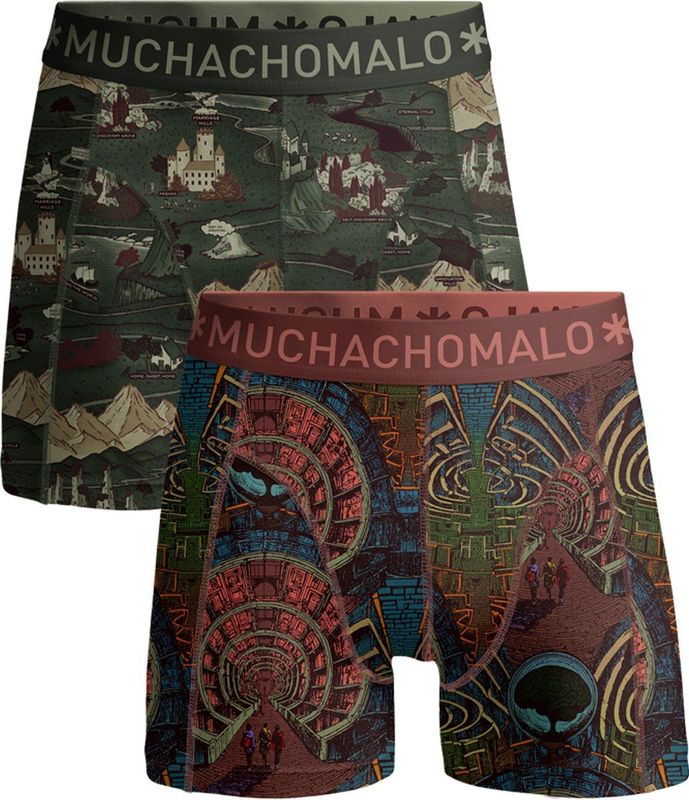 Muchachomalo - Boxershorts - 2 Pack - 95% Katoen - Heren Onderbroek