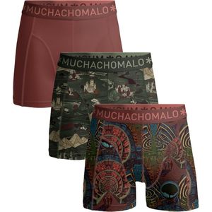 Muchachomalo - Boxershort - Normale Lengte - Onderbroeken Heren - 3 Pack - 95% Katoen