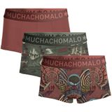 Muchachomalo Heren Trunks - 3 Pack - Maat S - 95% Katoen - Mannen Onderbroek