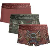 Muchachomalo Heren Trunks - 3 Pack - Maat S - 95% Katoen - Mannen Onderbroek