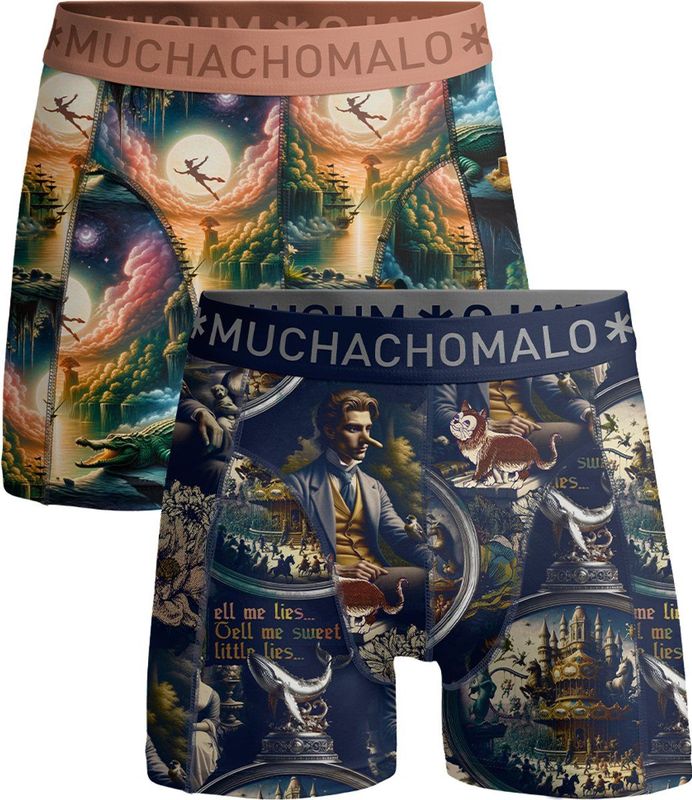 Muchachomalo - Jongens 2-pack - Boxershorts - Print