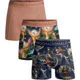 Muchachomalo - Pinocchio Peter - Boxershorts - Print/Print/Pink - 3-Pack