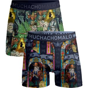 Muchachomalo - Boys Boxershorts - 2 Pack - 95% Katoen - Jongens Onderbroeken