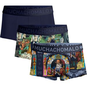 Muchachomalo - Boxershorts - 3 Pack - Katoen - Zwart