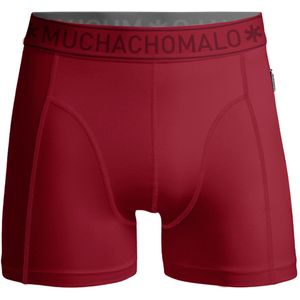 Zwembroek Muchachomalo Men Tight Swimshort Solid Red-XXL