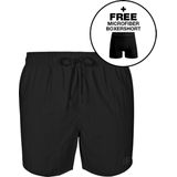 Muchachomalo Zwembroek Heren - Grijs met Gratis Microfiber Boxershort