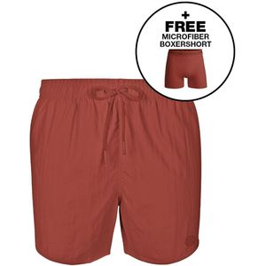 Muchachomalo Solid Badeshorts Rot - Größe M