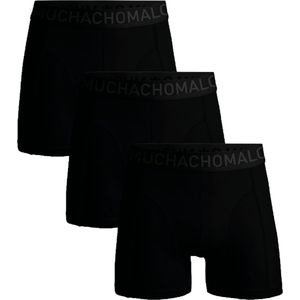 Muchachomalo Zwarte 3-Pack Boxershorts Microfiber