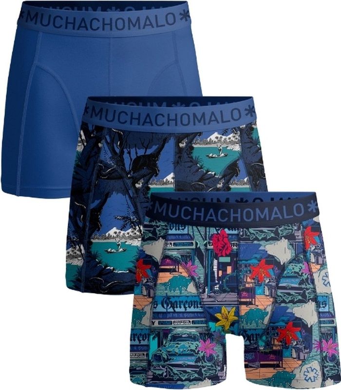 Muchachomalo Jongens 3-pack boxershorts urbex jungle