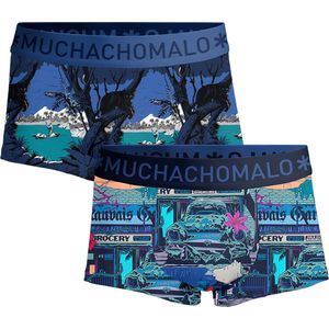 Muchachomalo - Heren Trunks - 2 Pack - Boxershorts - 95% Katoen