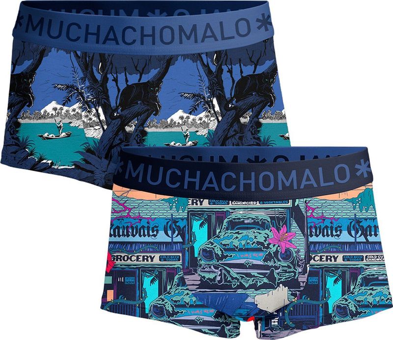 Muchachomalo - Heren Trunks - 2 Pack - Boxershorts - 95% Katoen