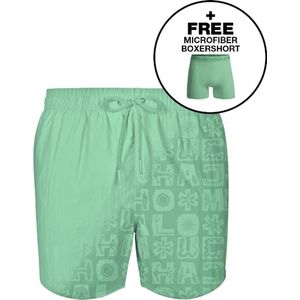 Muchachomalo - Print Zwembroek - Green - 100% Polyester