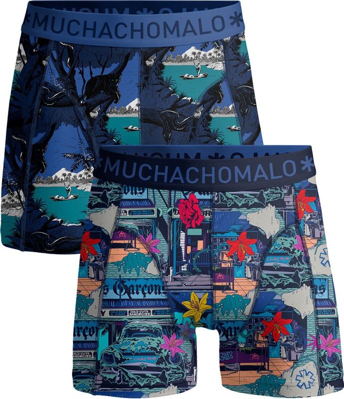 Muchachomalo - Boxershorts - 2 Pack - 95% Katoen - Heren Onderbroek