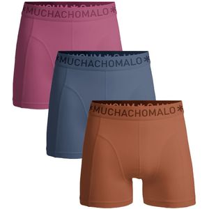 Muchachomalo - Jongens 3-pack - Boxershorts - Groen - Paars - Roze