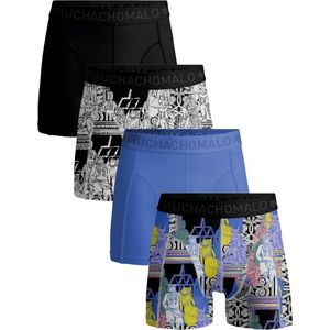 Muchachomalo - Boxershorts - 2+2 Pack - 95% Katoen - Mannen Onderbroek