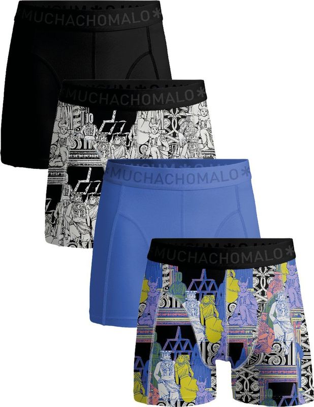 Muchachomalo - Boxershorts - 2+2 Pack - 95% Katoen - Mannen Onderbroek