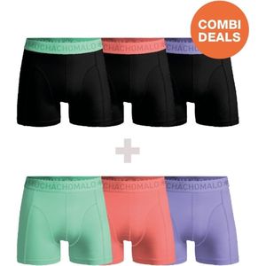 Muchachomalo Heren Boxershorts - 3+3 Pack - Maat XL - 95% Katoen - Mannen Onderbroek
