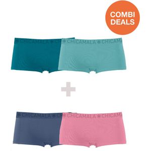 Chicamala - Boxershorts - 4 Pack - Meisjes Onderbroeken