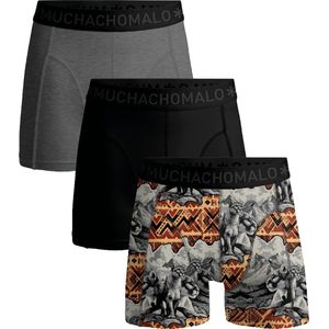 Muchachomalo Heren Boxershorts – 3 Pack – Maat M – 95% Katoen – Mannen Onderbroeken