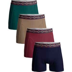 Muchachomalo - Boxershorts - 4 Pack - Katoen - Zwart